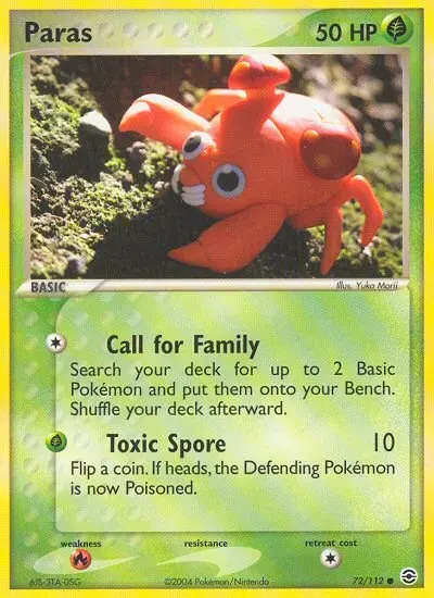 Paras #72 — FireRed & LeafGreen