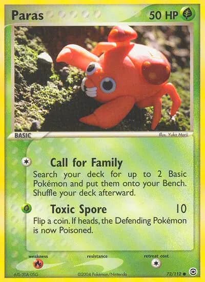 Paras #72 — FireRed & LeafGreen