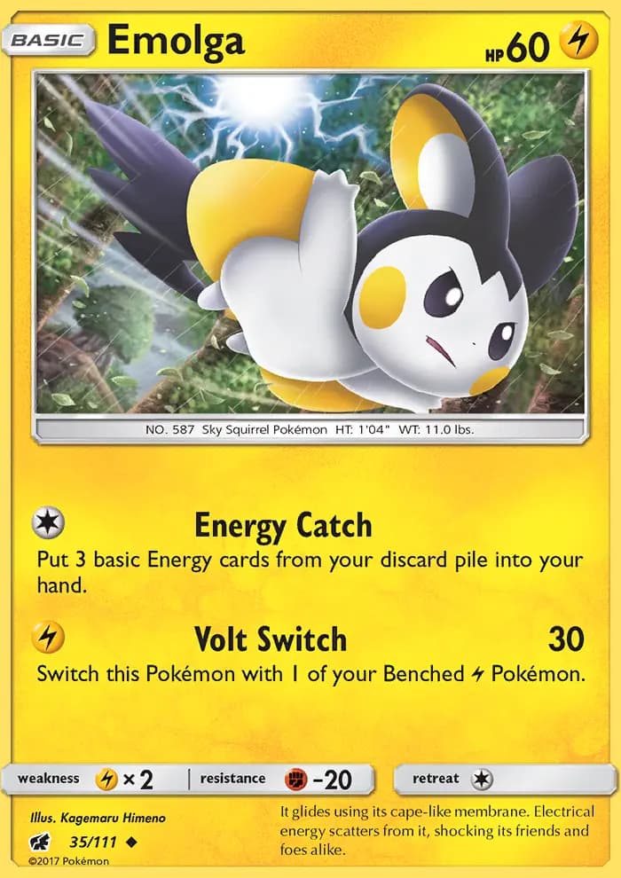 Emolga #35 — Crimson Invasion