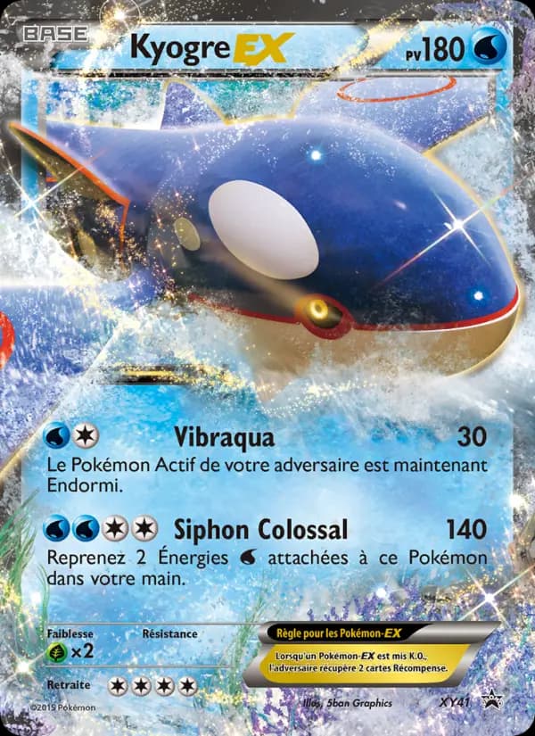 Carte Pokémon Kyogre EX #XY41 — Promos X&Y