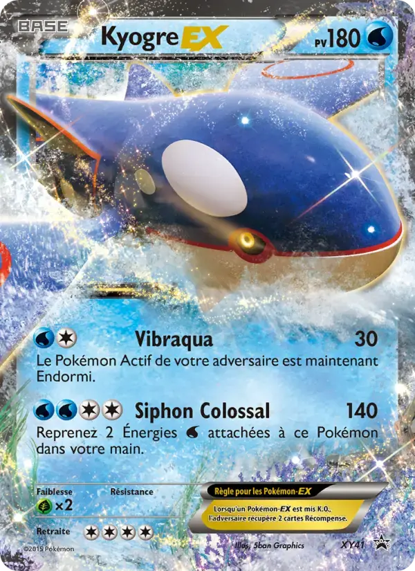 Carte Pokémon Kyogre EX #XY41 — Promos X&Y