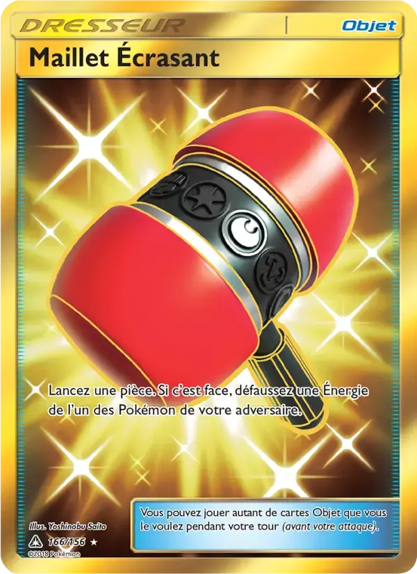 Carte Pokémon Maillet Écrasant #166 — Ultra-Prisme