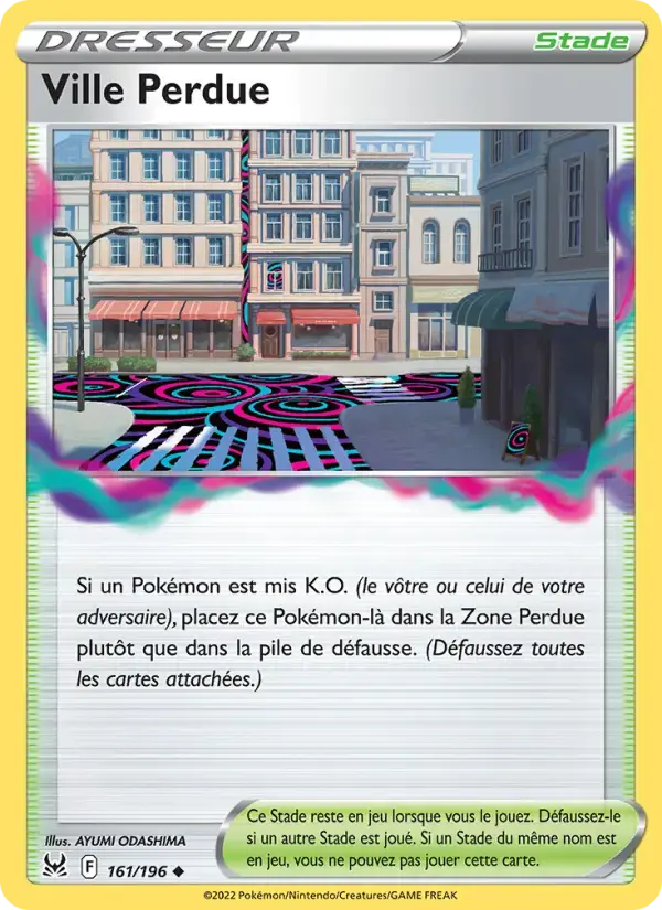Carte Pokémon Ville Perdue #161 — Origine Perdue