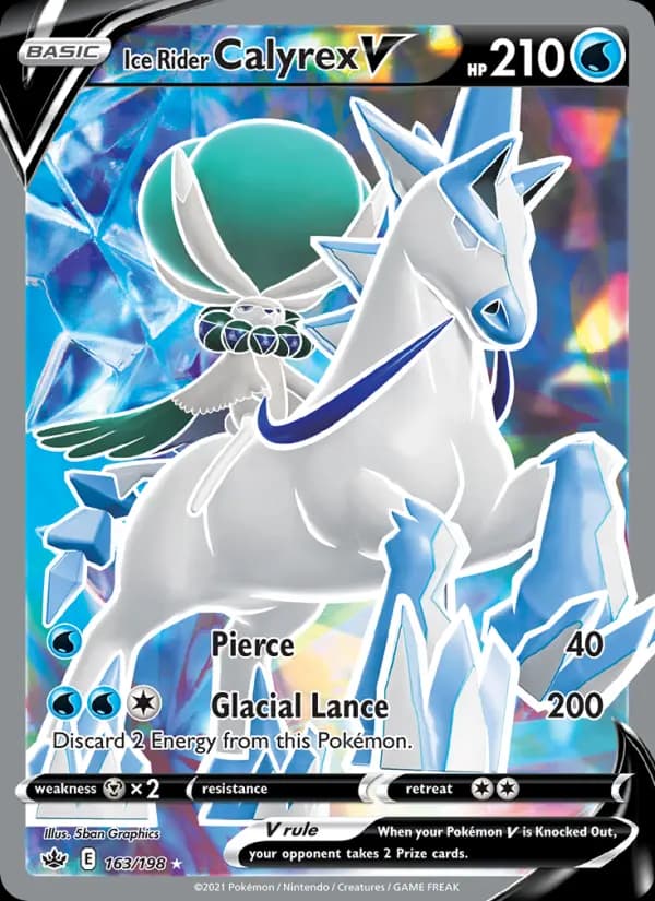 Ice Rider Calyrex V #163 — Chilling Reign