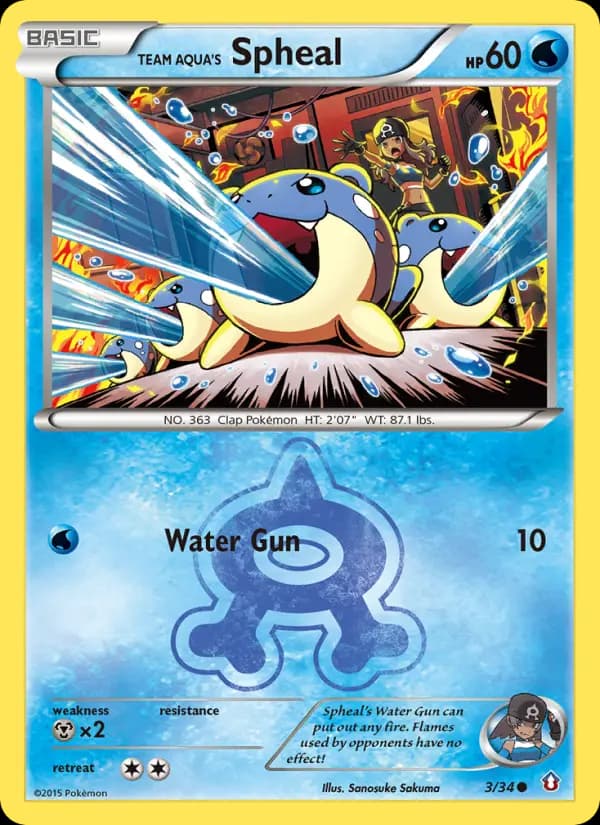 Team Aqua's Spheal #3 — Double Crisis