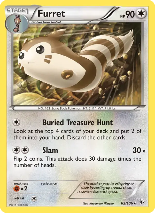 Furret #82 — Flashfire