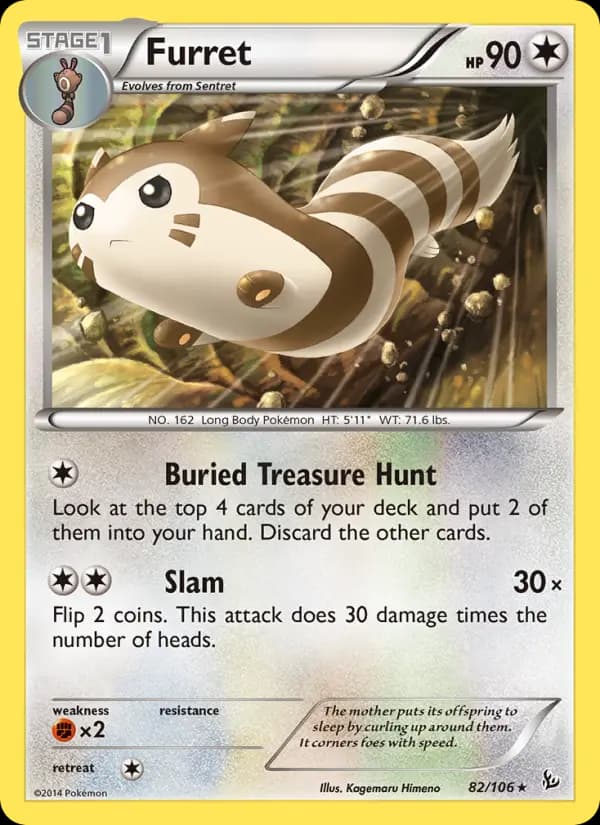 Furret #82 — Flashfire