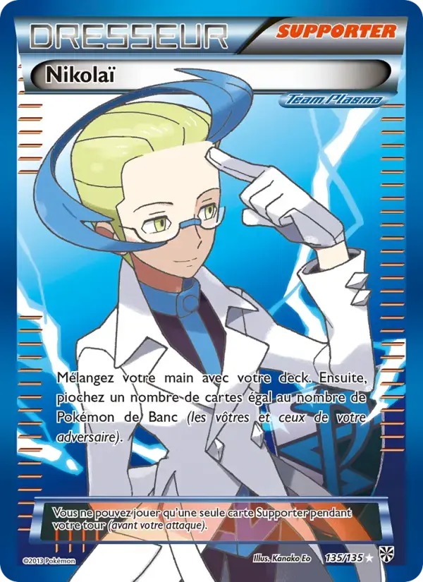 Carte Pokémon Nikolaï #135 — Tempête Plasma