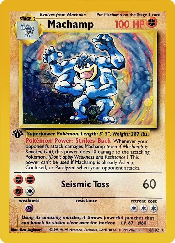 Machamp #8 — Base Set