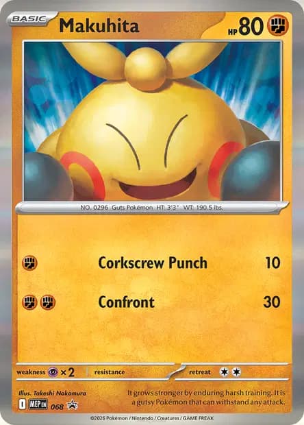 Makuhita #068 — Mega Evolution Promos