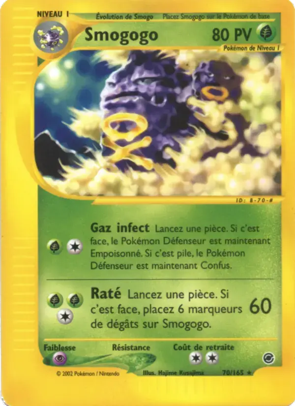 Carte Pokémon Smogogo #70 — Expédition
