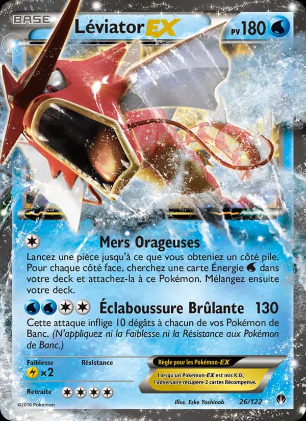 Carte Pokémon Léviator EX #26 — Rupture Turbo