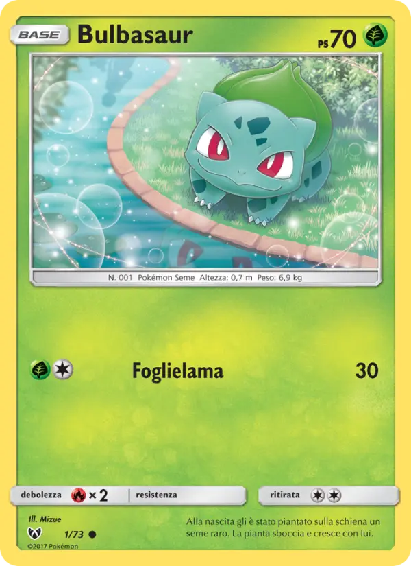 Carte Pokémon Bulbizarre #1 — Légendes Brillantes