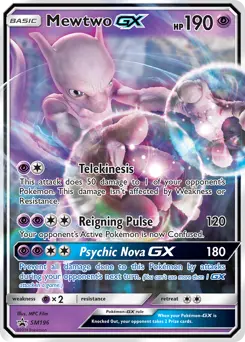 Mewtwo GX #SM196 — Sun & Moon Promos