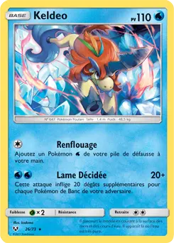Carte Pokémon Keldeo #26 — Légendes Brillantes