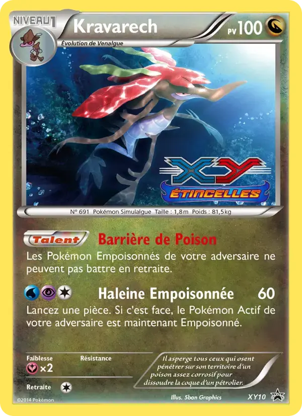 Carte Pokémon Kravarech #XY10 — Promos X&Y
