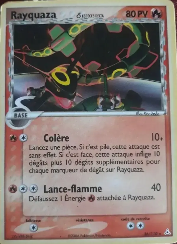 Carte Pokémon Rayquaza δ #26 — Fantômes Holon
