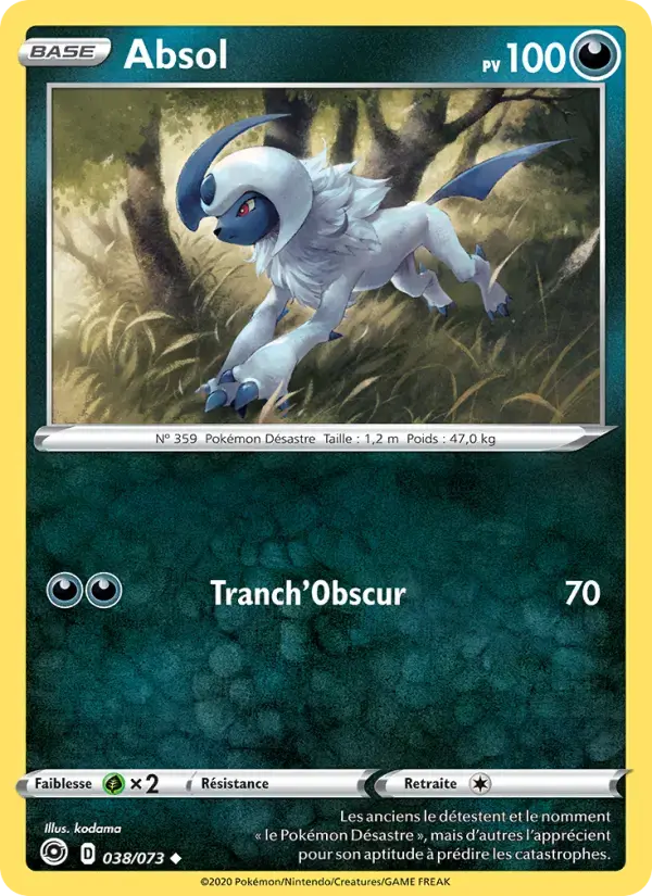 Carte Pokémon Absol #38 — La Voie du Maître