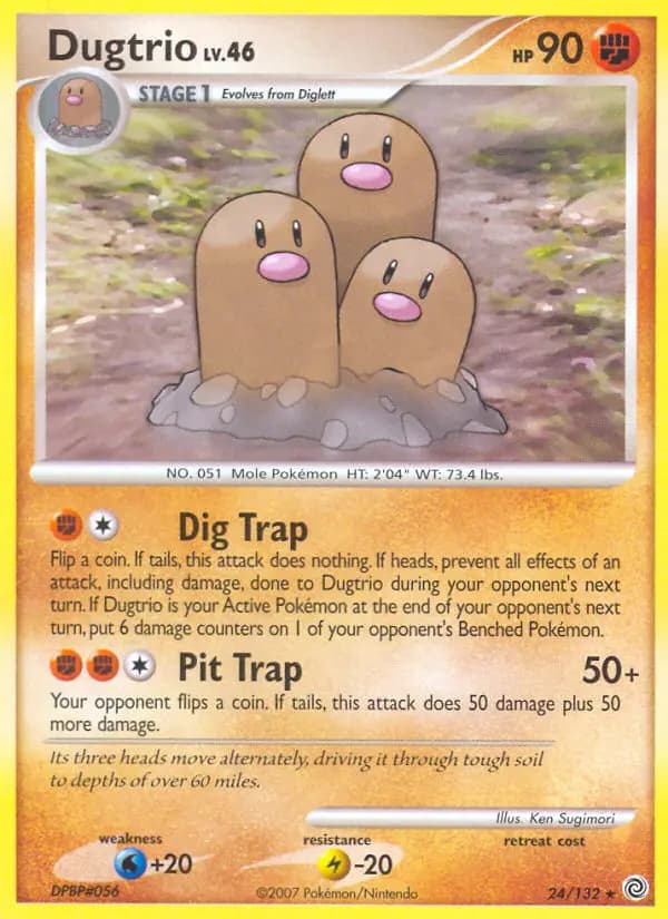 Dugtrio #24 — Secret Wonders