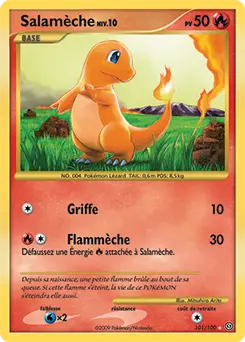 Carte Pokémon Salamèche #101 — Tempête