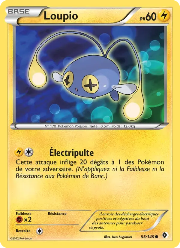 Carte Pokémon Loupio #55 — Frontières Franchies