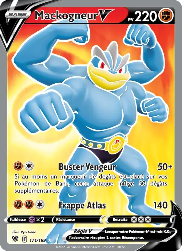 Carte Pokémon Mackogneur V #171 — Astres Radieux