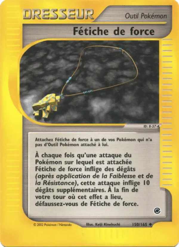 Carte Pokémon Fétiche de force #150 — Expédition