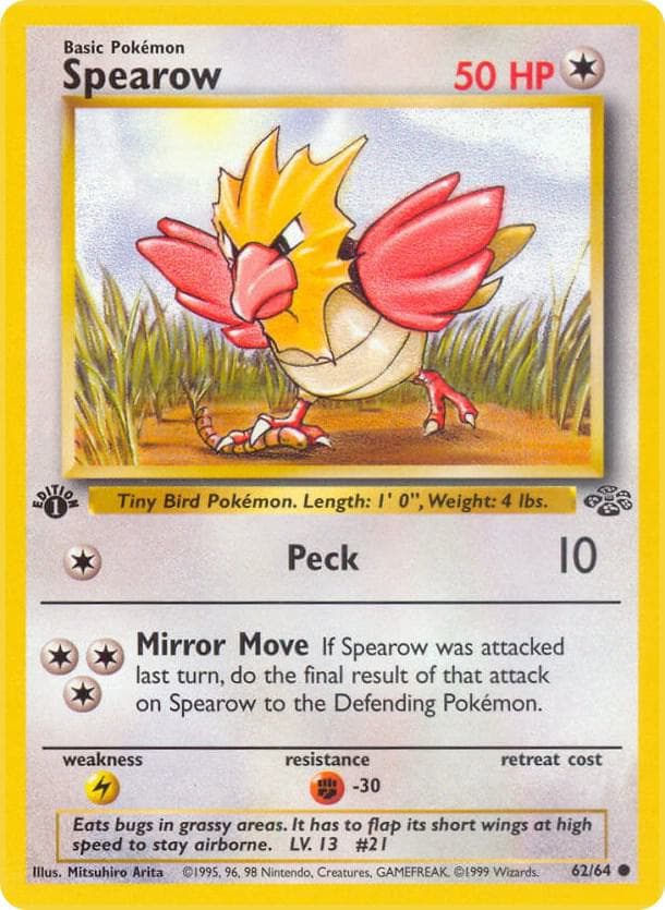 Spearow #62 — Jungle