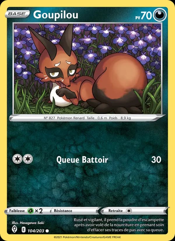 Carte Pokémon Goupilou #104 — Évolution Céleste