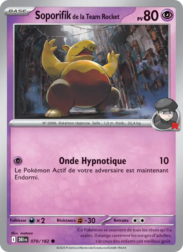 Carte Pokémon Soporifik de la Team Rocket #079 — Rivalités Destinées