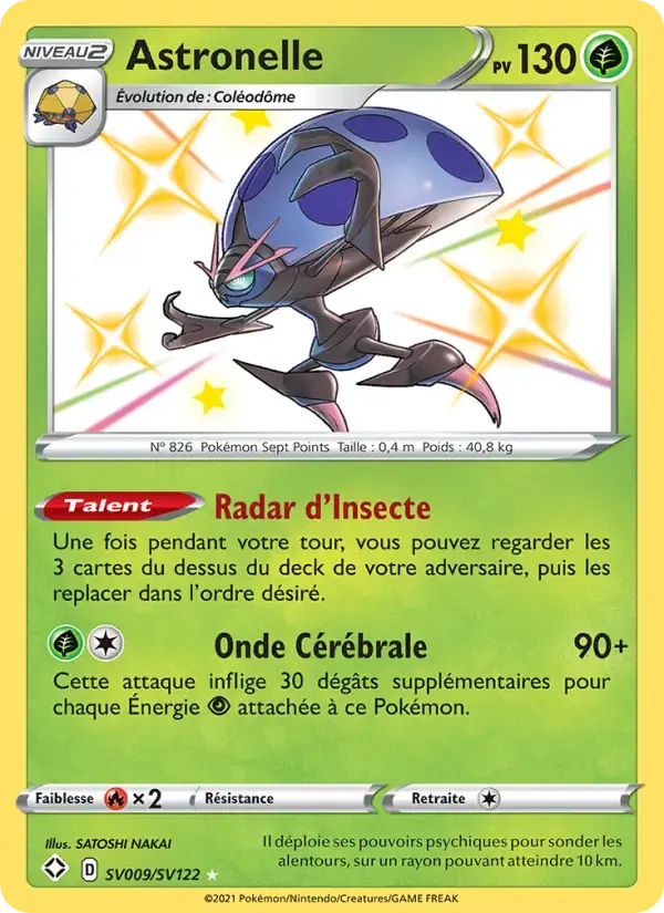 Carte Pokémon Astronelle #SV009 — Destinées Radieuses