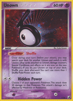 Unown (Z) #T — Unseen Forces