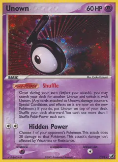 Carte Pokémon Zarbi #T — Forces Cachées