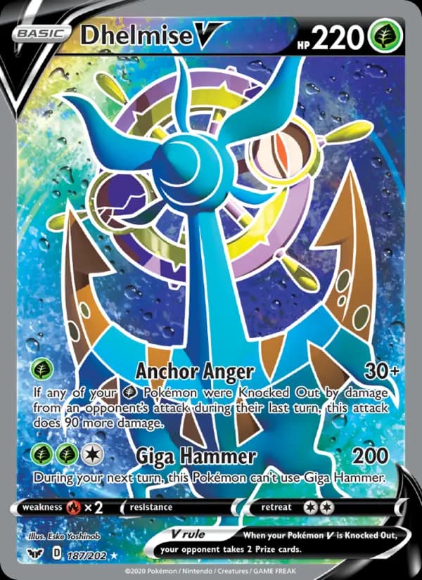 Dhelmise V #187 — Sword & Shield