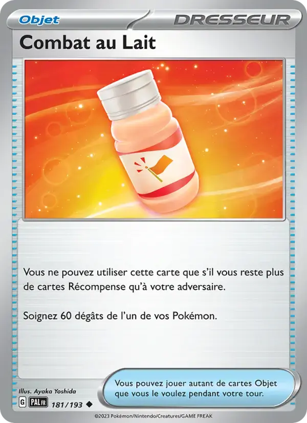 Carte Pokémon Combat au Lait #181 — Évolutions à Paldea