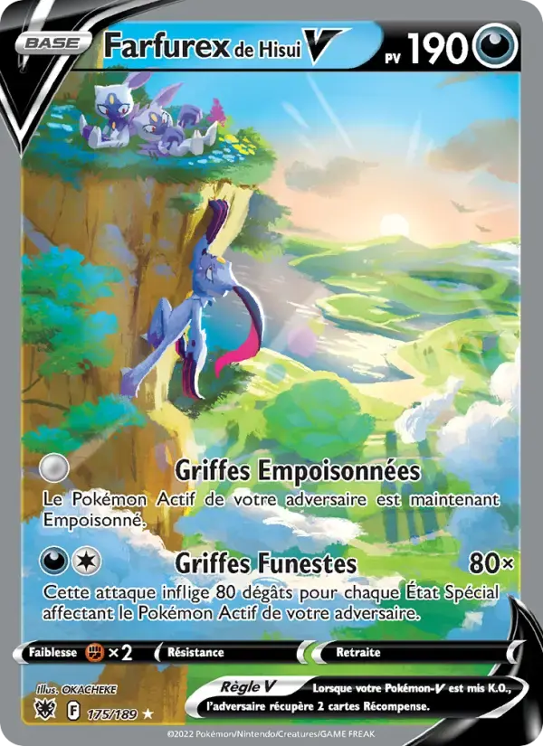 Carte Pokémon Farfurex de Hisui V #175 — Astres Radieux