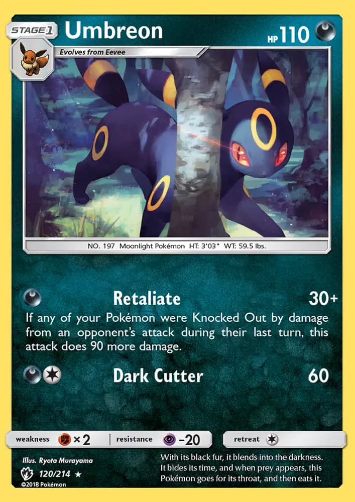Umbreon #120 — Lost Thunder