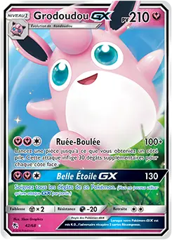 Carte Pokémon Grodoudou-GX #42 — Destinées Occultes