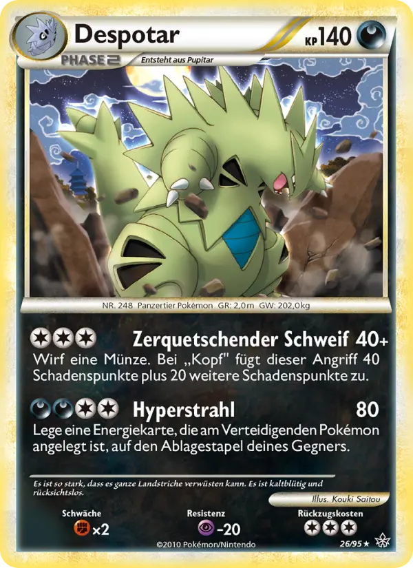 Carte Pokémon Tyranocif #26 — Déchaînement