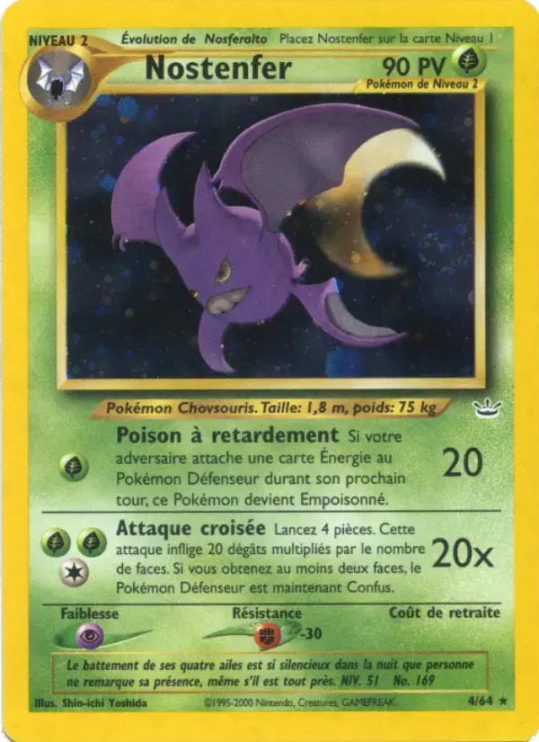Carte Pokémon Nostenfer #4 — Neo Revelation