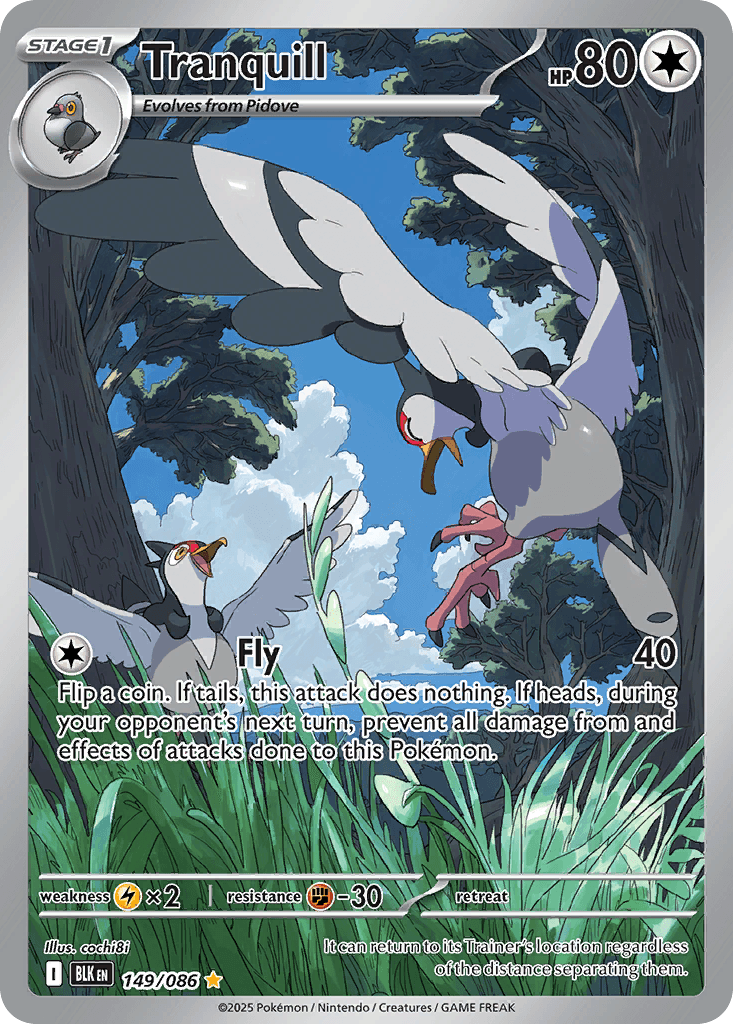 Carte Pokémon Colombeau #149 — Foudre Noire