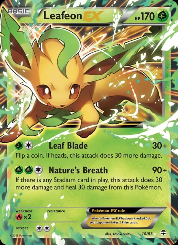 Leafeon EX #10 — Generations