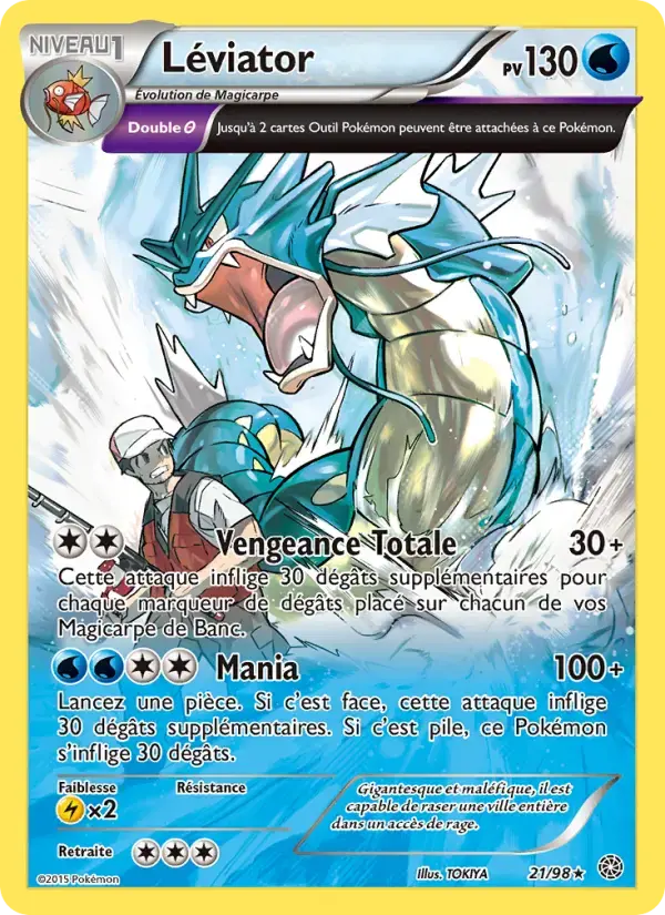 Carte Pokémon Léviator #21 — Origines Antiques