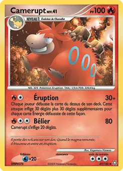 Carte Pokémon Camerupt #47 — Éveil des Légendes