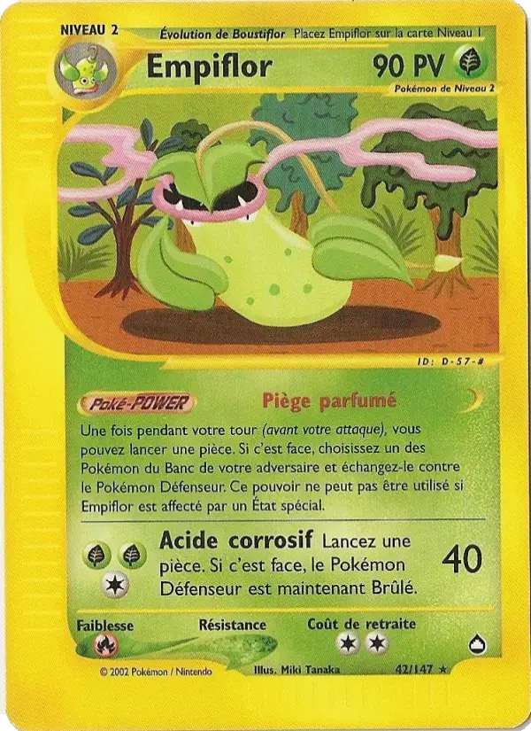 Carte Pokémon Empiflor #42 — Aquapolis