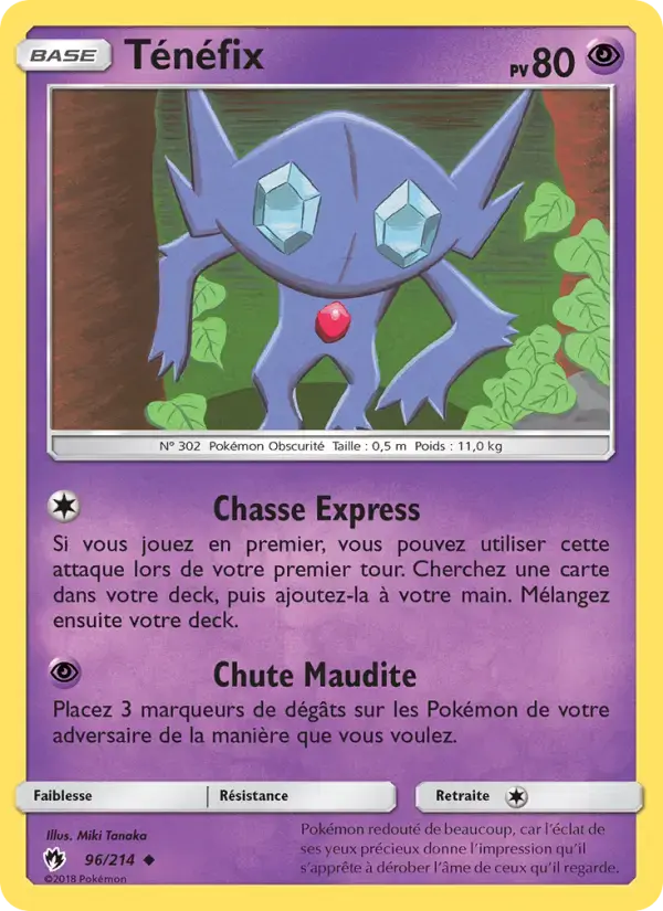 Carte Pokémon Ténéfix #96 — Tonnerre Perdu