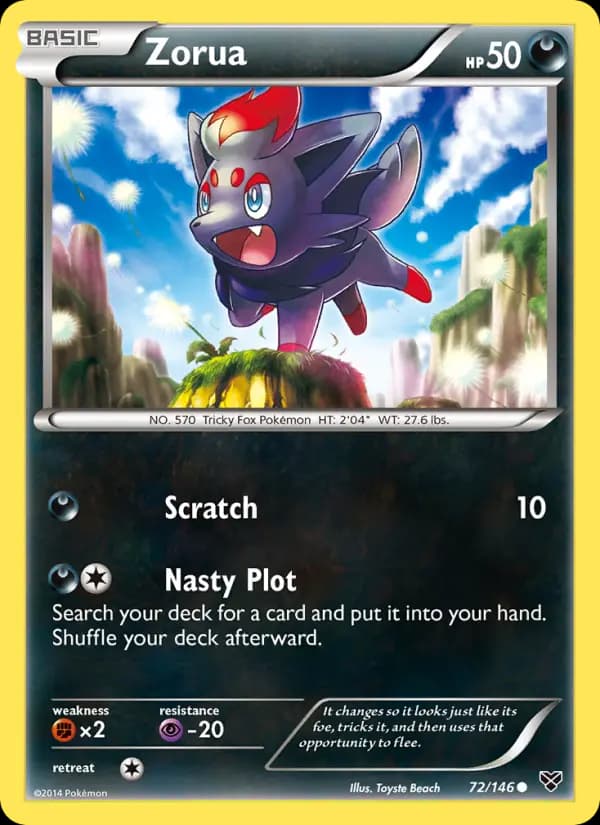 Zorua #72 — XY