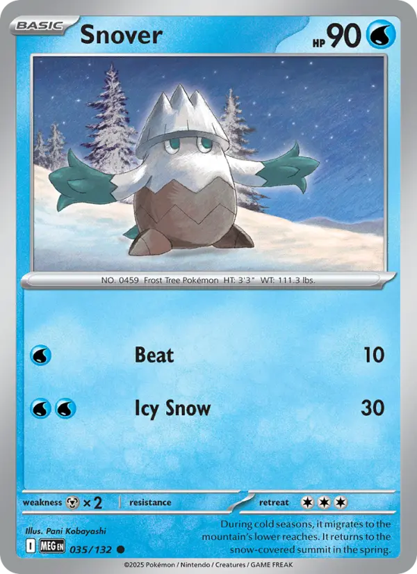 Carte Pokémon Blizzi #035 — Méga-Évolution