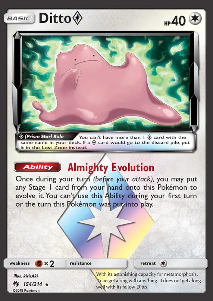 Ditto ◇ #154 — Lost Thunder