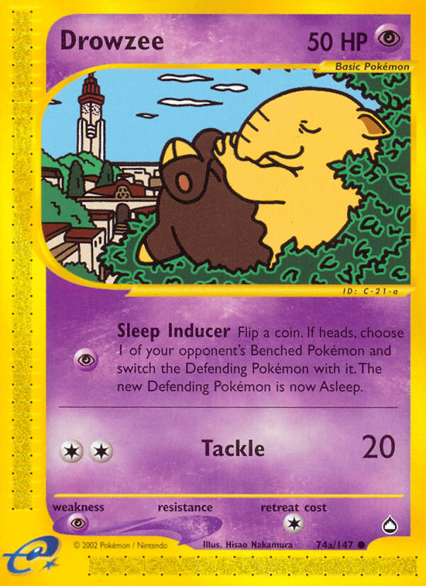 Drowzee #74 — Aquapolis